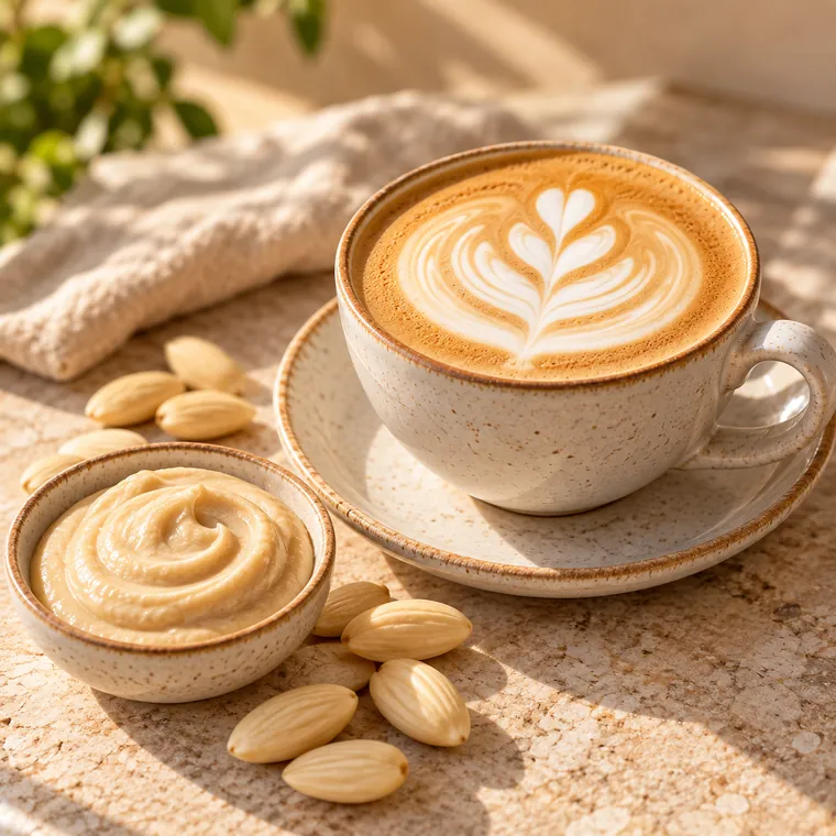 Almond-milk flat white
