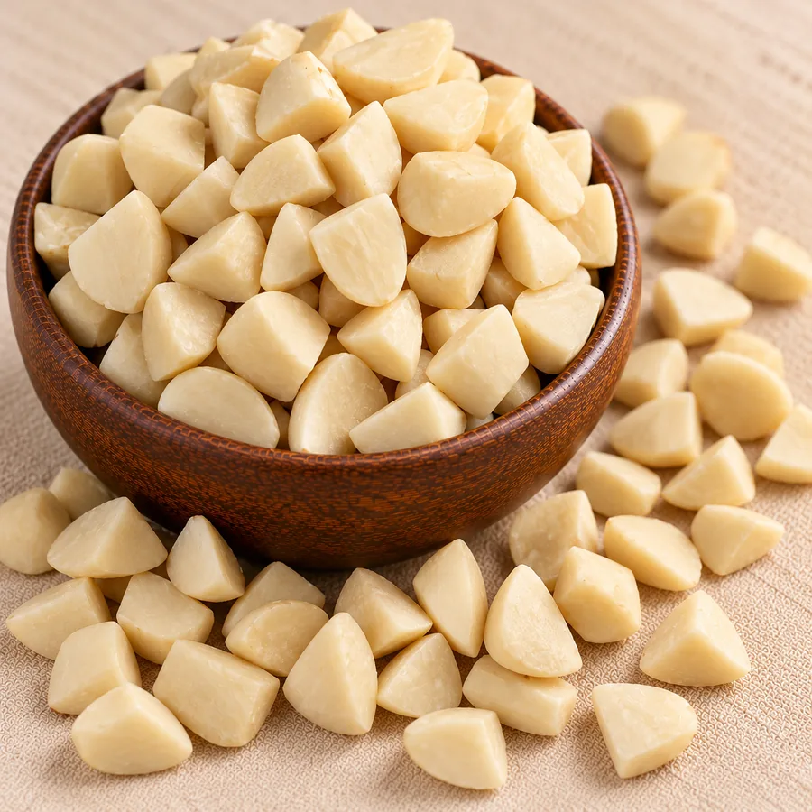 Almond cube cuts, blanched