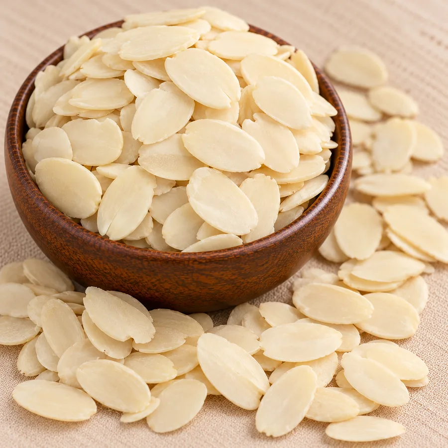 Almond slices, blanched