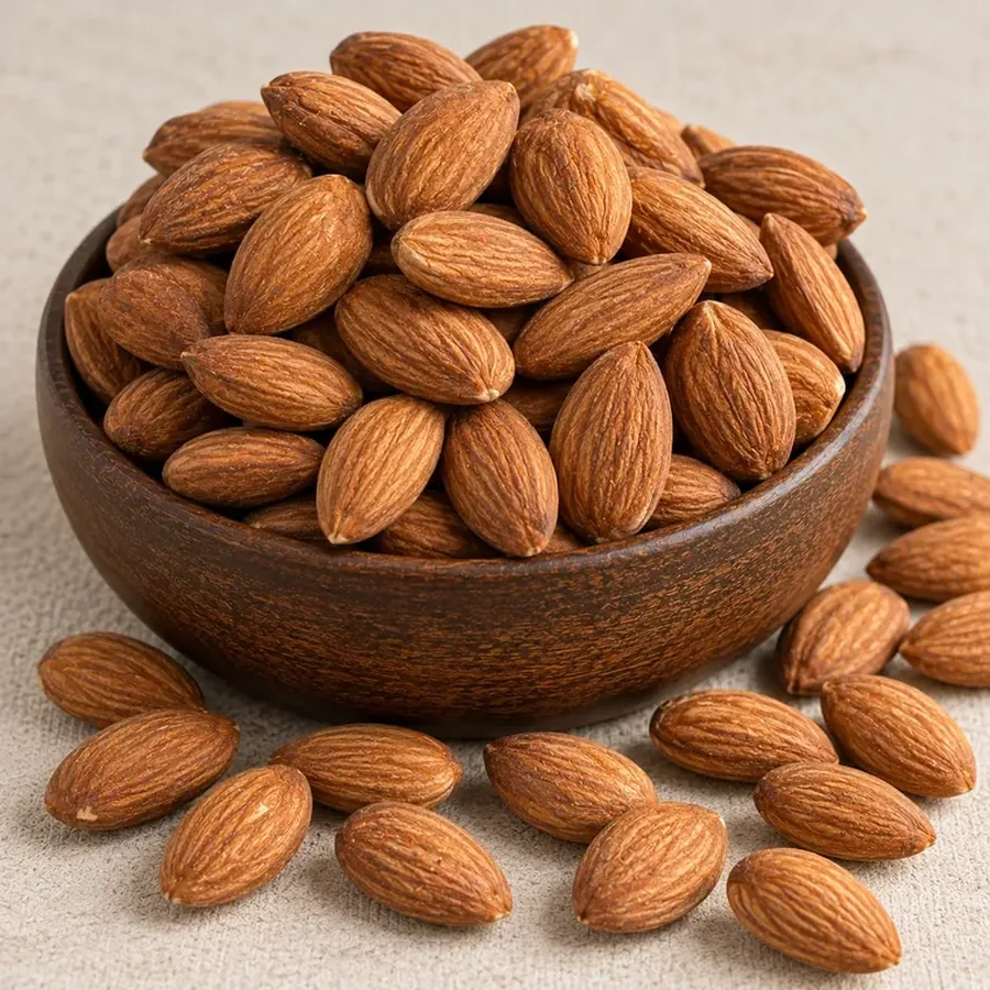 Almonds, roasted and salted