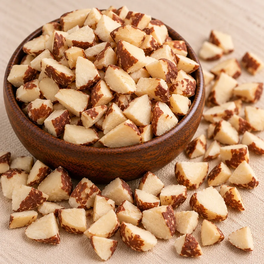 Brazil nuts, cut to order