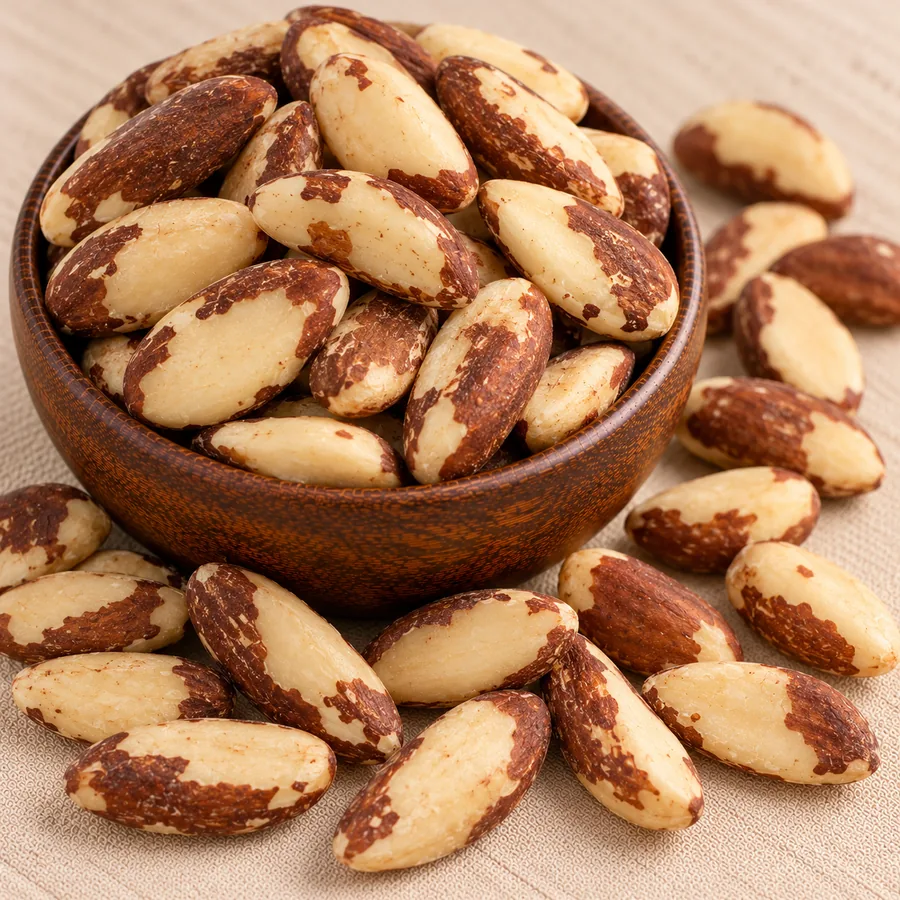Whole Brazil nut kernels