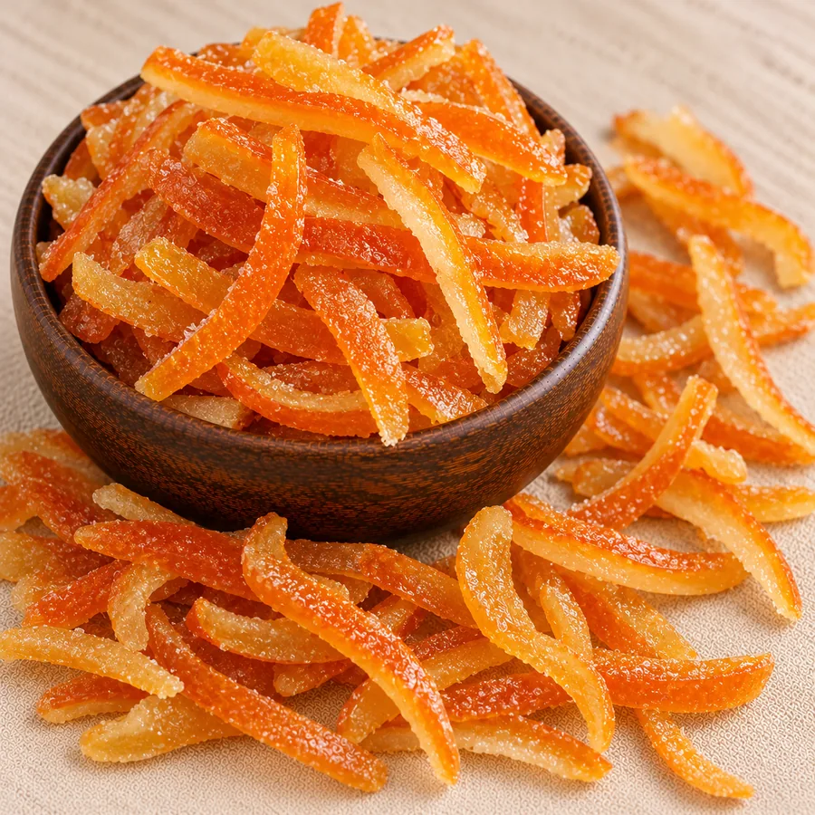 Candied orange peel
